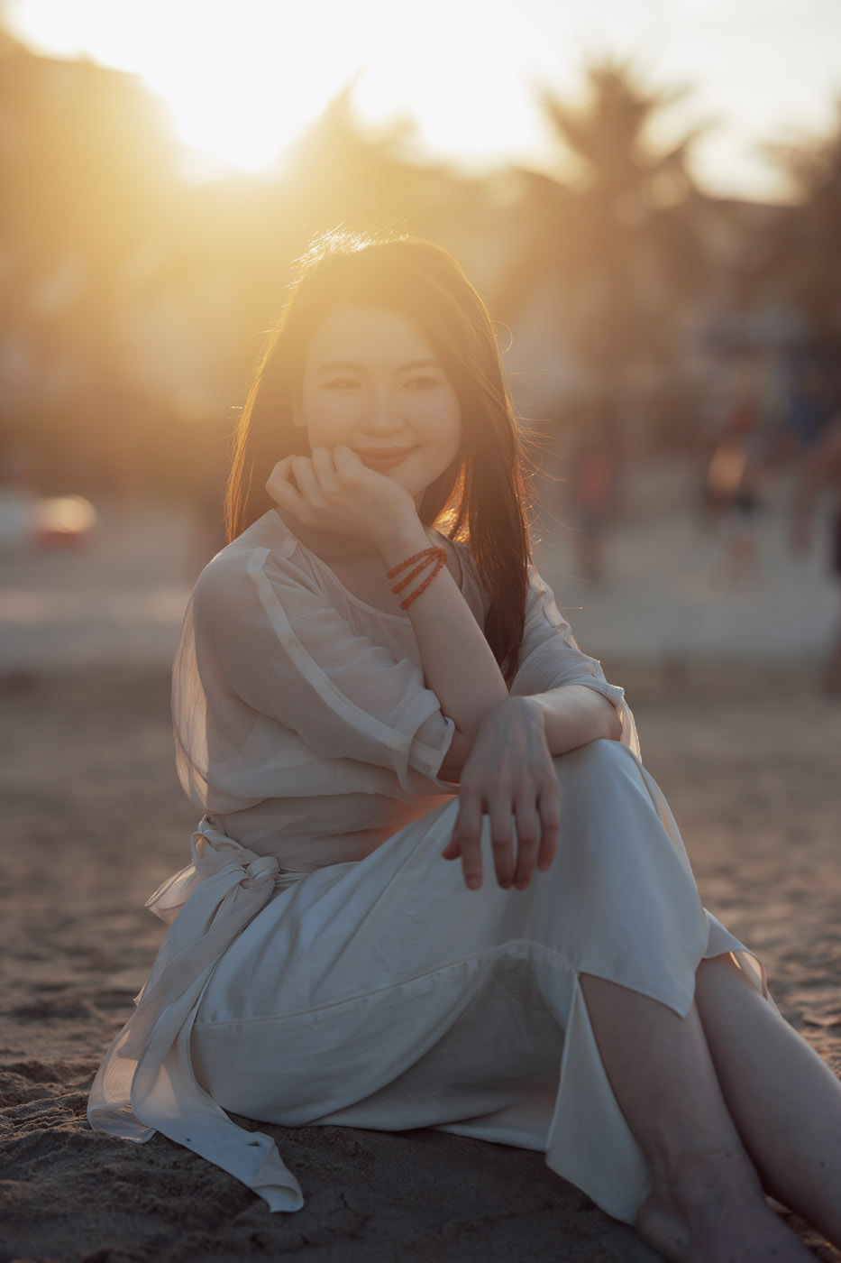Biển Mỹ Khê _ Mẹ & công chúa nhỏ !