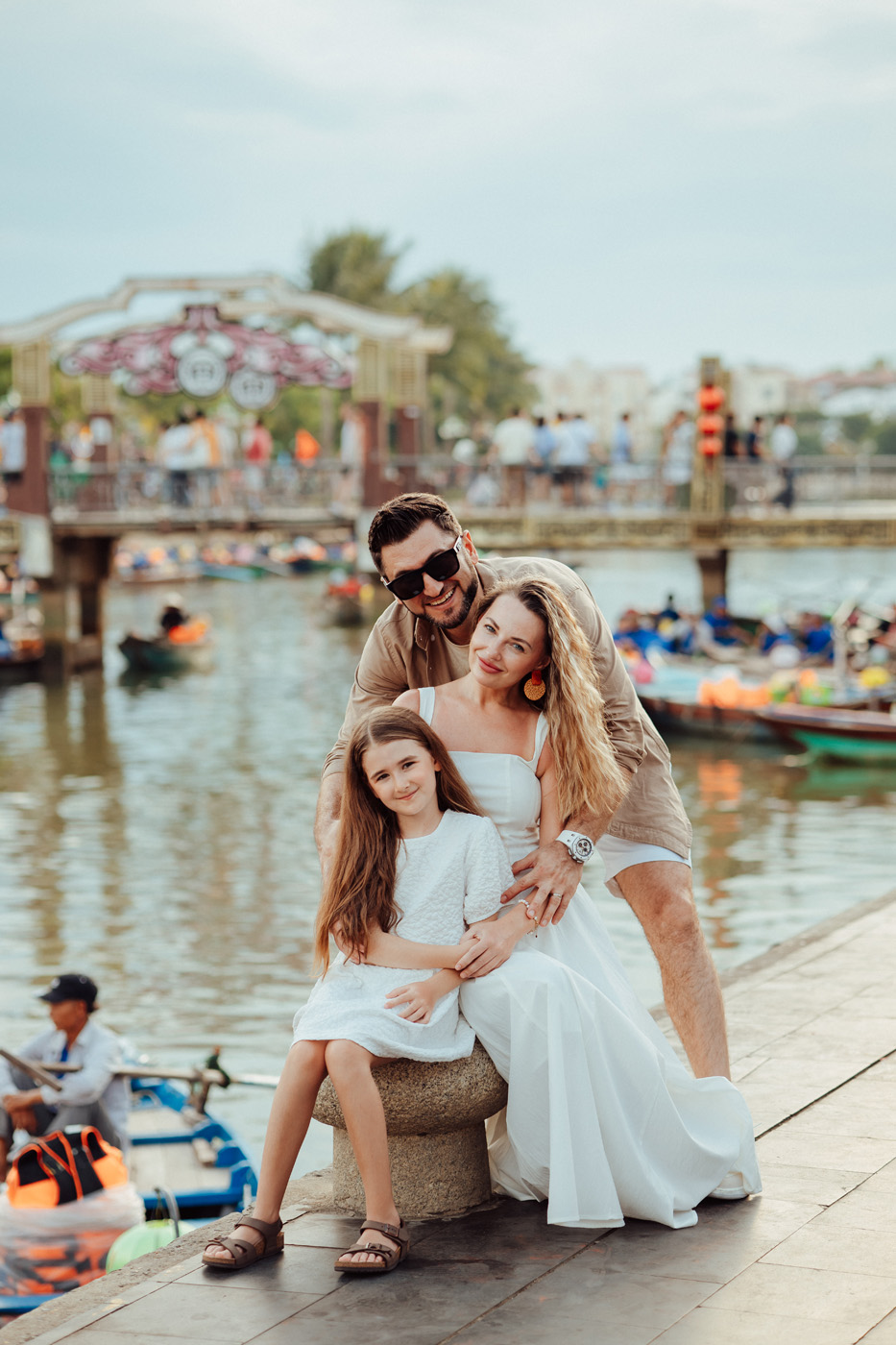 A little family afternoon in Hoi An. 🤍