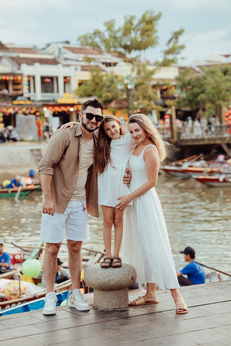 A little family afternoon in Hoi An. 🤍
