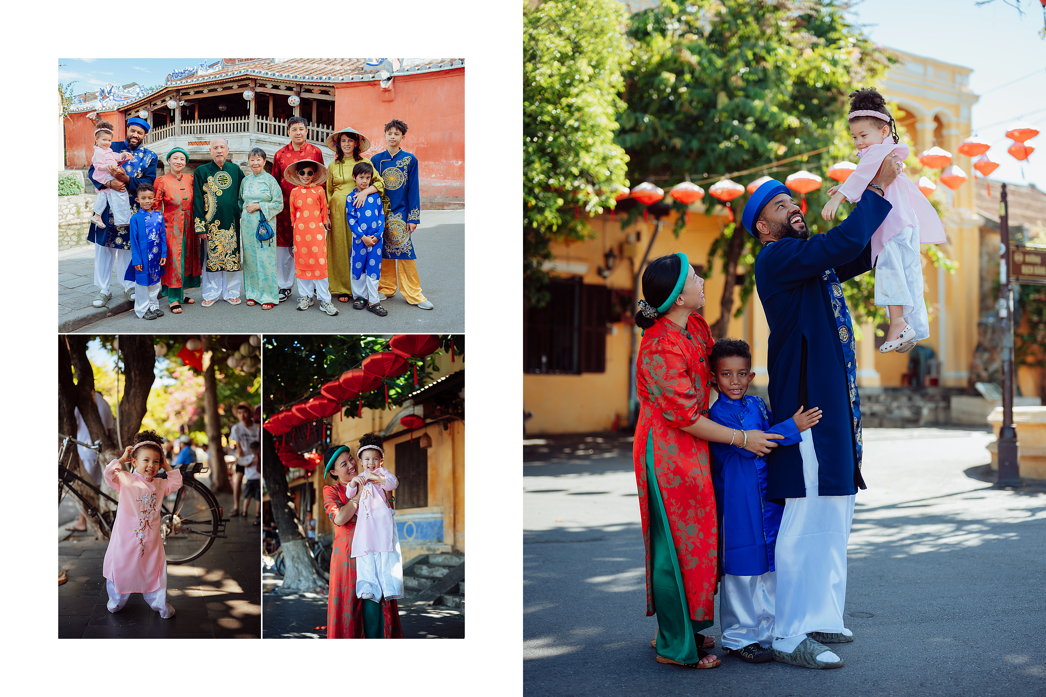 A beautiful family, a special time together, and lovely memories in Hoi An. ❤️